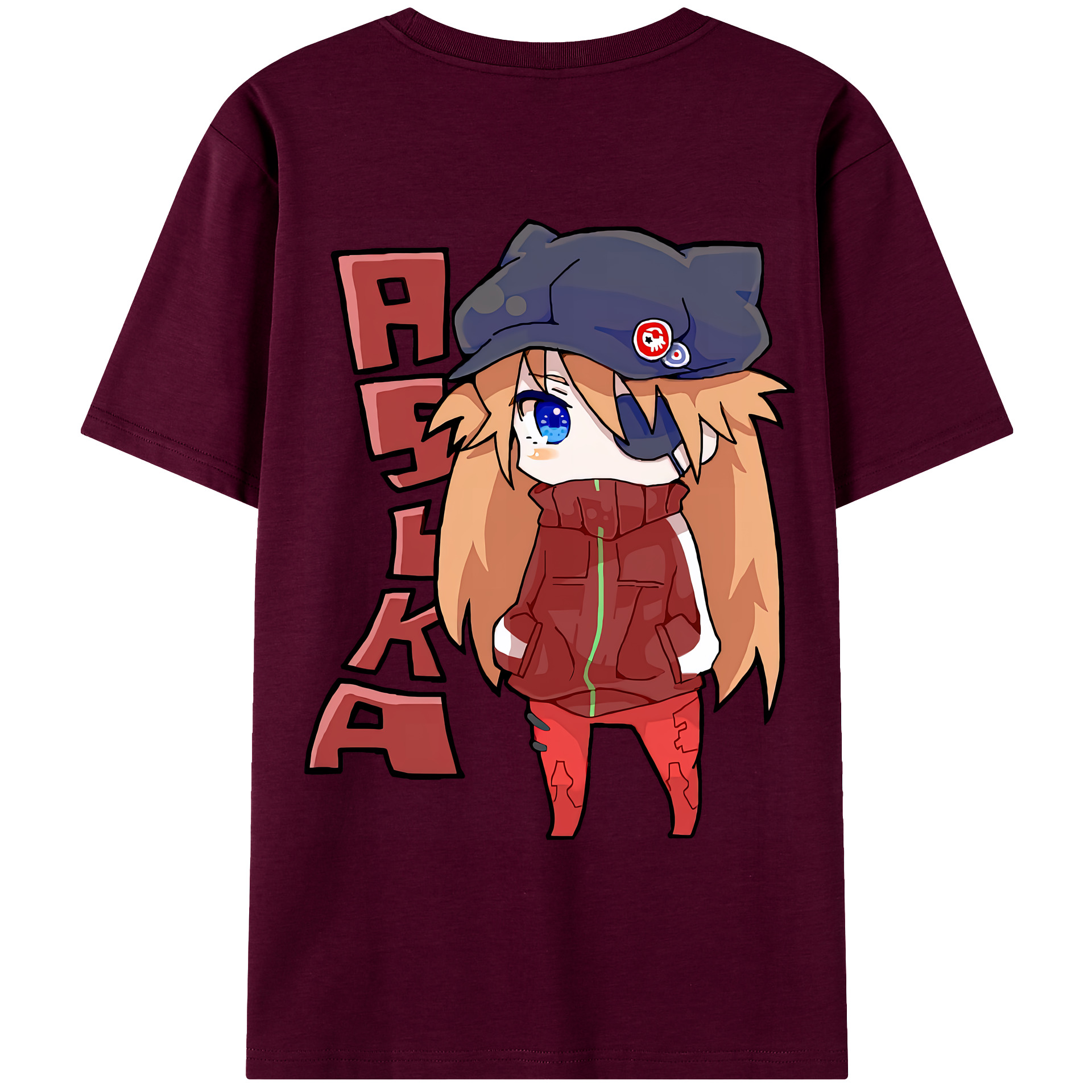 （画像用） EVA 新世紀エヴァンゲリオン レディース半袖Tシャツ(バックプリント)